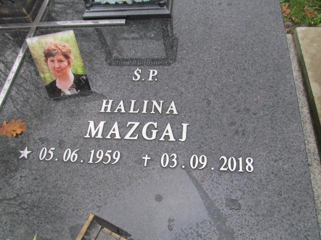 Halina Mazgaj 1959 Alwernia - Grobonet - Wyszukiwarka osób pochowanych